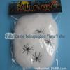 Halloween ghost festival ao ar livre decorações internas 20g de algodão aranha branca + quatro aranhas pequenas