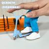 Zapatos Suaves de Goma con Dedos Estampados, Rodilleras, Pantalones para Dedos, Tops para Dedos, Set de Parque de Patineta para Dedos, Bicicleta, Juguetes Transfronterizos