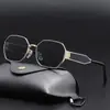 Nuevas Gafas de Sol para Mujer de Marco Pequeño y Pierna Ancha Gafas de Moda con Personalidad Europea y Americana Gafas de Sol para Mujer Gafas de Sol Hot Girl