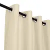 Cortinas de Mezcla de Lino con Acabado Negro Totalmente Opaco, Aislamiento Acústico, Aislamiento Térmico, Protección Solar, Listas para Envío Transfronterizo, Venta al por Mayor