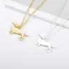 Collar para Mascota Perro Salchicha Nuevo Transfronterizo Forma de Cachorro Moda Europea y Americana Colgante de Perro Lindo Accesorios para Hombres y Mujeres