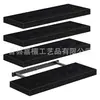 Estante de Madera para Pared con Soportes para Colgar Adornos de Pared Estante Decorativo Estante con Acabado de Madera Maciza Almacenamiento de Madera Maciza para Cocina Baño