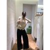 100% Lã de Ovelha! Cardigan Suave Fofo Macio de Outono com Gola Redonda, Malha de Lã de Fileira Única com Múltiplos Botões para Mulheres