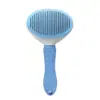 Escova de Pelo de Gato, Escova para Gatos para Queda de Pelo com Pente de Metal, Escova de Pelo de Animal de Estimação Autolimpante com Botão de Liberação - Escova de Higiene para Remover Subpelo Amiga da Pele para Gatos de Pelo Curto e Longo