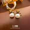 Brincos de Clipe Elegantes e Luxuosos para Bobina de Mosquito para Mulheres Sem Furos nas Orelhas, Brincos de Moda Exquisitos e Versáteis, Brincos Personalizados de Alta Qualidade para Atacado
