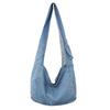 Nova Bolsa Transversal Jeans Estilo Coreano e Japonês 2026 para Mulheres, Bolsa de Ombro Fashion com Grande Capacidade, Mochila Street Tendência para Estudantes