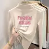 Nuevo top cálido de manga larga con estampado de dibujos animados de doble cara de forro polar para niñas, adecuado para otoño e invierno, con cuello semi-alto