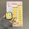 Rejilla de diamantes de lazo adecuada para correa de Apple Watch iwatchsS11/10/9 silicona AppleUltra3SE