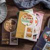 Papel de material de día hermoso serie comida viaje tema comida cuenta a mano DIY pegatinas base 60 piezas en 6 tipos