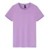 Camisetas Publicitárias Personalizadas Novas de Algodão Penteado com Gola Redonda e Manga Curta, Uniformes de Grupo, Roupas de Trabalho, Logos Bordados, Prontas para Venda em Lotes