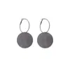 Pendientes Geométricos Circulares Versátiles de Moda Transfronteriza Estilo Metálico Retro Europeo y Americano Pendientes Declaración con Diseño Único