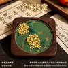 Patrón DIY Dunguang para el Año del Caballo, Kit de Materiales para Posavasos de Pintura Esmaltada, Regalo Hecho a Mano de Cloisonné Patrimonio Cultural Inmaterial