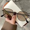 Gafas de estudiante coreanas que cambian de color para mujer miopía se pueden combinar con el número de gafas de cerca modelos de explosión en vivo sin maquillaje montura versátil adelgazante