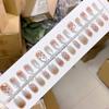 Combinación 1 pieza de uña prefabricada directa de fábrica nueva uña portátil venta al por mayor uña ojo de gato uña uña ojo de gato uña postiza