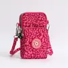 Bolsa diagonal para teléfono móvil al por mayor Nueva Bolsa pequeña para mujer Bolsa de tela para teléfono móvil bolsa vertical para cuello brazo muñeca monedero