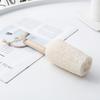Cepillo de Taza de Luffa Mango de Madera para el Hogar Colgable Cepillo Limpiador de Tazas Térmicas Cepillo para Botellas de Vidrio Cepillo para Lavar Platos de Cocina Cepillo para Ollas