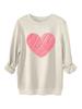 Mujeres de temperamento europeo y americano ebay moda independiente personalidad línea hueca rosa amor felpa suéter