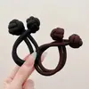 Gomas de Pelo de Botones de Colores para Niñas, Bandas Elásticas de Alta Elasticidad para Niñas, Herramienta para Fijar Coletas, Cuerda de Pelo Engrosada Accesorio para el Cabello