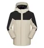 Chaqueta exterior con logo personalizado, chaqueta con capucha unisex, abrigo de trabajo, ropa de trabajo para montañismo bordada, cortavientos e impermeable