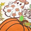 Parche de Tela Bordado de Toalla de Dibujos Animados Parche de Tela Bordado de Chenilla Personalizado Parche Bordado de Felpa Navideña con Purpurina Parche para Ropa