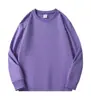 Moletom Leve de Malha Terry Roupas de Trabalho Personalizadas Estampadas com Logo Gola Redonda Pulôver Primavera e Outono Novo Versátil Acessível Luxo Elegante Top