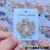 Broche de Mariposa Hueca con Diamantes AB Iridiscentes para Mujer, Pin de Mariposa de Diamantes Lujoso a Todo Color para Trajes y Abrigos, Broche Elegante y Lujoso