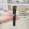 Conjunto de pincéis de maquiagem facial e para olhos de pelo de esquilo biônico para pó solto, base, contorno, corretivo, sombra para os olhos e sombra para o nariz