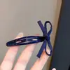 Pinza para el pelo de estilo 'Hot Girl' Retro con Lazo, Versión Coreana Clásica de Moda, Pinza Simple para el Cabello, Accesorio Versátil para el Cabello