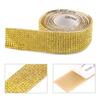 Faixa de strass autoadesiva de venda quente transfronteiriça código de tira DIY tira de perfuração autoadesiva de strass acessórios para vestuário acessórios cinto de perfuração com adesivo hot melt
