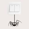 Fan Xi - Nueva serie de pegatinas de pared con temática de Halloween, diseño creativo de araña pequeña, decoración de Halloween, pegatinas para interruptores