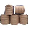 Corte y Empaquetado de Cuerda de Cáñamo con Envío Gratis, Cuerda Hecha a Mano de Alta Calidad para Manualidades, Cuerda de Cáñamo Gruesa y Delgada, Decoraciones para Manualidades, Cuerda de Atar, Cuerda de Yute