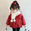 Casaco de Inverno para Meninas 2026 Novo Estiloso Bebê Inverno Acolchoado Top Jaqueta Acolchoada de Algodão de Inverno Infantil Roupas de Algodão para Meninas