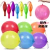 Pelota Elástica Pat Pat para Fitness Transfronteriza Juguete Espesado Globo de Mano Pat Pat de Látex para Niños con Banda Elástica Globo Pat Pat Colorido
