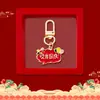 Chaveiro Dia Nacional Bom Significado Auspicioso Celebre o Festival Pequeno Presente Presente Cultural e Criativo Pingente de Metal Charme para Bolsa