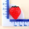 Cereja morango diy resina acessórios frutas crianças chapéus grampo de cabelo material diy creme cola capa de telefone celular acessórios