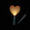 Palos de luz para animar conciertos, controlados por control remoto, palos fluorescentes de 15 colores, luces de mano con forma de corazón y estrella, control central DMX, personalizables para eventos