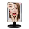 Suministro a Granel de Espejos de Maquillaje LED de Moda Alimentados por USB para Selfies, Espejos con Luz de Relleno para Escritorio en Casa, Espejos de Princesa