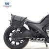 Coche muscle Wolf adecuado para Benda 700 bolsa lateral bolsa lateral se puede instalar casco medio casco casco integral con cerradura marco de liberación rápida modificación