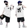 Nuevo Vestido de Verano para Niño Traje de Chaleco de Color Contrastante Chaleco Delgado para Niño Chaleco sin Mangas para Niño Moda Urbana Cool Frita
