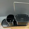 Caja de jabón para encimera de cocina, escurridor de trapos de acero inoxidable, dispensador de jabón, escurridor de detergente de prensa manual, venta al por mayor del fabricante