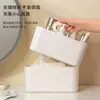 Caixa de armazenamento portátil de mesa com múltiplos compartimentos, multifuncional, empilhável, para organizar cosméticos, material de escritório e ferramentas
