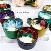 Fonte Flor Seca Vela Atmosférica Presente de Casamento Aniversário Conjunto Colorido Yoga Aromaterapia Atacado Venda Quente Transfronteiriça