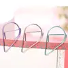Criativo gota de água clipe de papel estudante clipe de mão conta papelaria pequeno simples metal chapeado bookmark clipe de papel atacado