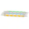 Outlet de Fábrica Herramientas para Uñas Pluma de Taladro de Doble Punta Punta de Flor Aguja Gouhua Espiral Pluma Acrílica Palitos de Taladro de 5 Puntas