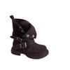 Botas Infantiles Otoño e Invierno Zapatos Modernos para Niños y Niñas Botas de Media Caña de Cuero Nobuck Estilo Británico Botas de Ruibarbo Botas Individuales