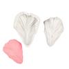 Folha Rosa Pétala Folha Molde de silicone Peônia Simulação Flor Axuose Dupla face Padrão Açúcar Flor Molde de silicone