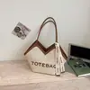 Bolsas Tejidas a Mano para Mujer, Nueva Tendencia Verano 2026 Bolso de Paja Tipo Tote, Bolso de Hombro o Axila de Gran Capacidad