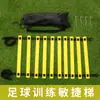 Conjunto de Escada de Agilidade Escada de Corda Treinamento de Futebol Escada de Salto Fitness Dobrável Fivela Triangular 4 Estacas de Chão Escada de Corda