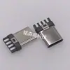 USB 3.1 Tipo-C 8P Macho Cable de Soldadura Tipo Cable de Soldadura de Doble Cara Enchufe Simple