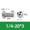 Tornillo Hueco de Cabeza Redonda Hexagonal para Escape de Acero Inoxidable 304, Estándar Británico y Americano, con Rosca de Tornillo Perforada al Vacío